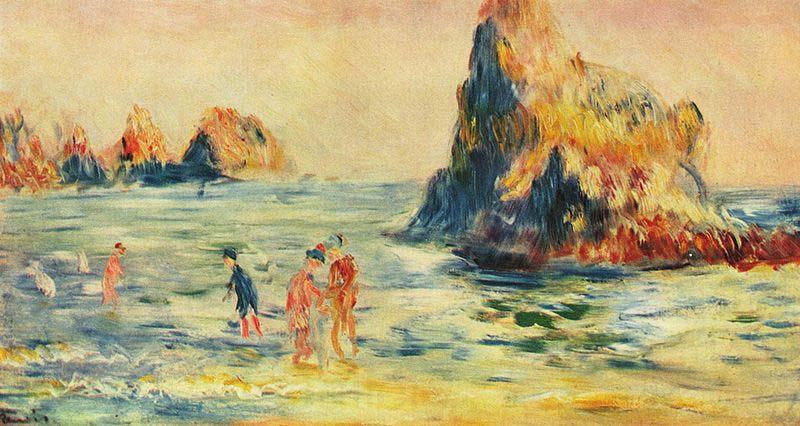 Pierre-Auguste Renoir Felsenklippen bei Guernsey